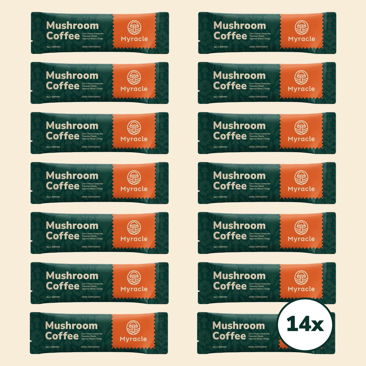 Myracle Mushroom Coffee Sachets