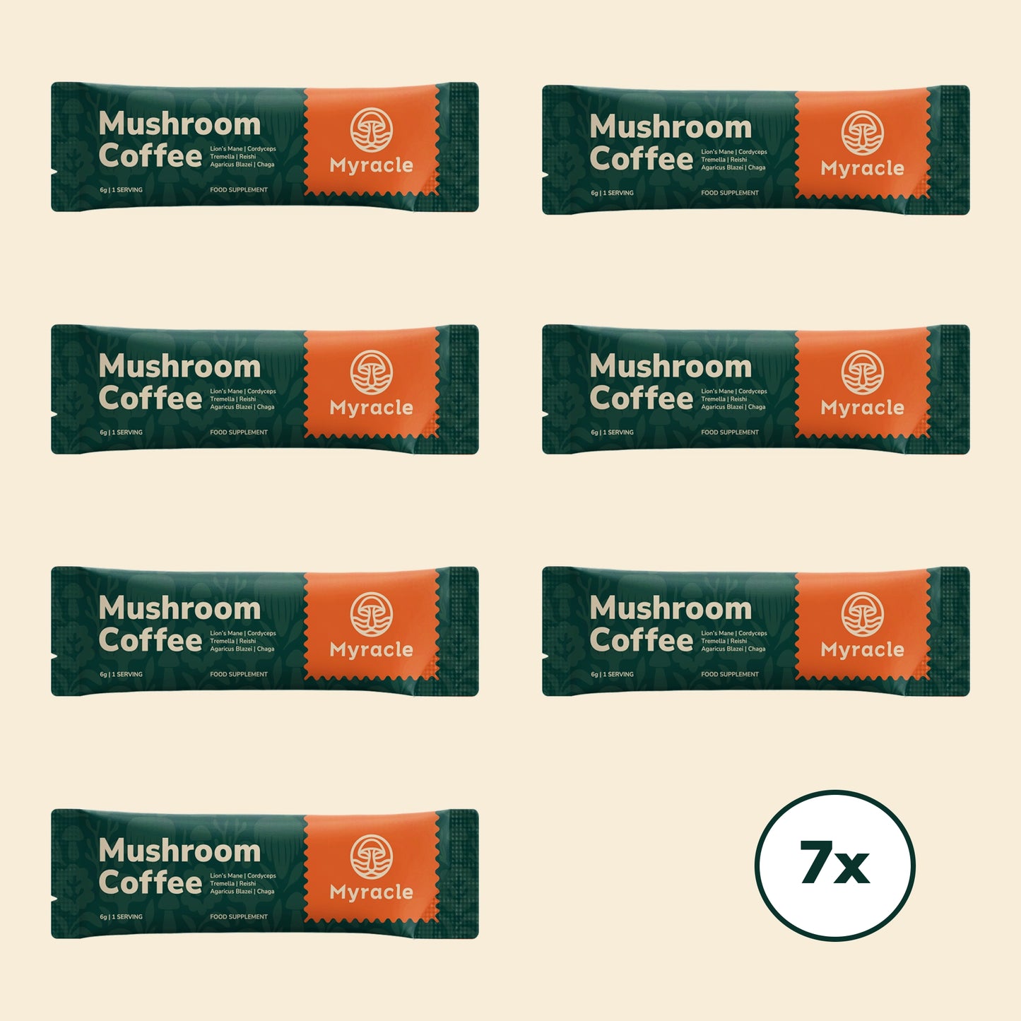 Myracle Mushroom Coffee Sachets
