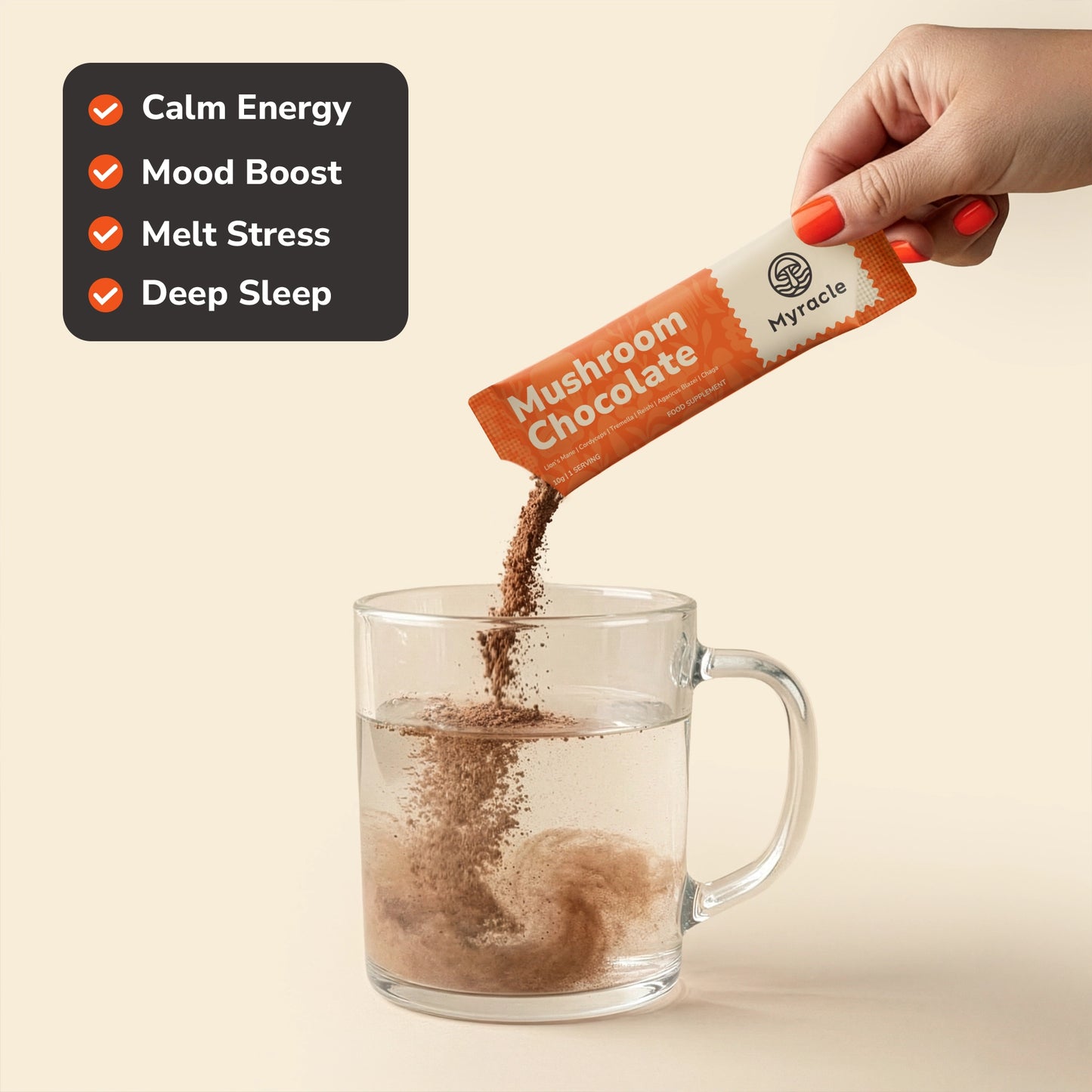 Myracle Mushroom Chocolate Sachets